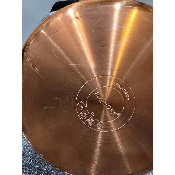 Berghoff Vintage Copper Tri-Ply 5.75 QT Covered Dutch Oven, Polished - Picture 16 of 16
